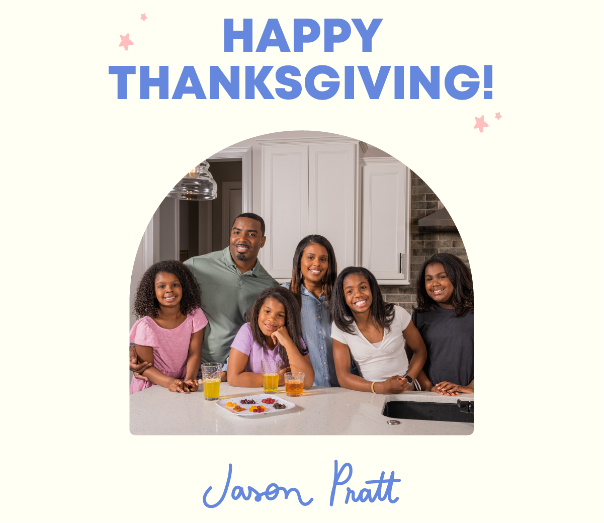 Happy Thanksgiving!  from Jason Pratt, JoySpring Founder